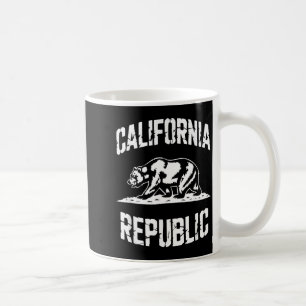 Mug République de Californie État Grizzly Rétro Vintag