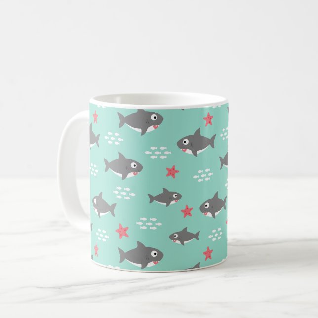 Mug Requin (Devant gauche)