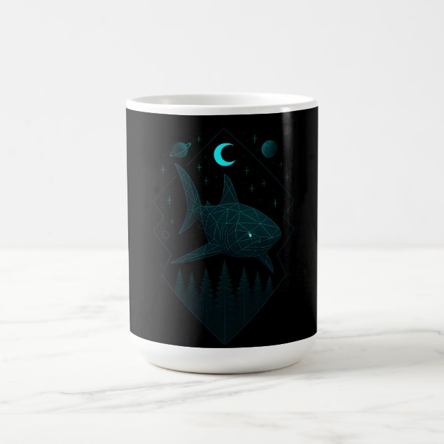 Mug Requin Astral - Prédateur de l'Océan Cosmique (Centre)