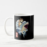 Mug requin chat japonais rétro Samurai Vintage Kanagaw<br><div class="desc">requin chat japonais rétro Samurai Vintage Kanagawa</div>