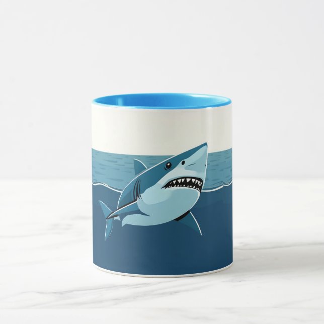 Mug Requin dans la mer (Centre)
