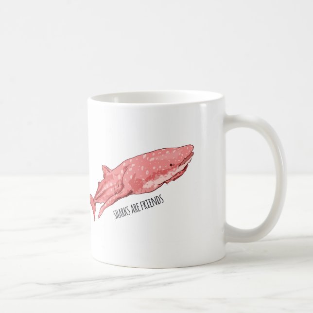 Mug Requin de baleine rose (Droite)