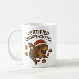 Mug Requin de Noël drôle certifié Cookie-Cutter Pun