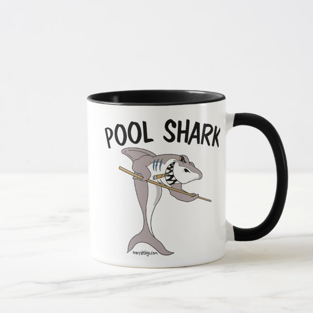 Mug Requin de piscine (Droite)