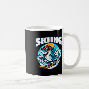 Mug Requin de ski sportif skieur