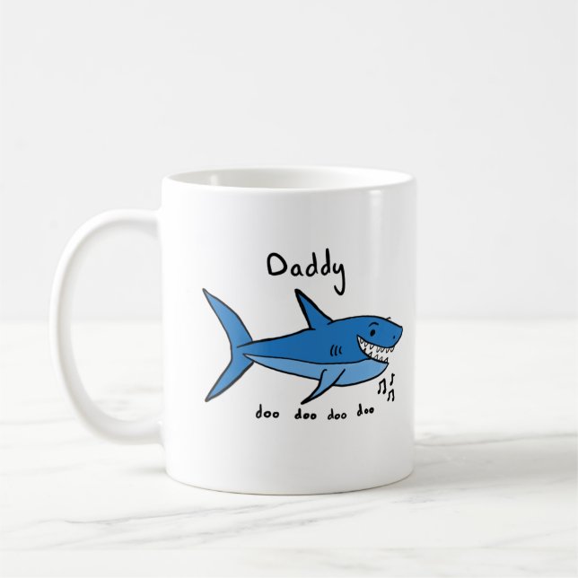 Mug Requin Doo Doo Doo de papa (Gauche)