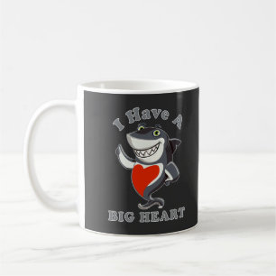 Mug Requin J'Ai Un Grand Coeur Valentines Day Love T-S