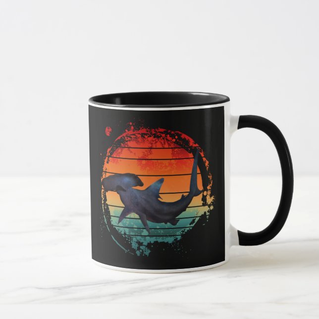 MUG REQUIN MARTEAU COUCHER DE SOLEIL VINTAGE (Droite)