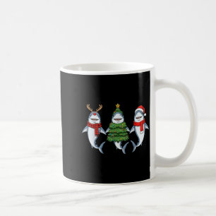 Mug Requin Noël Rétro Père Noël Renne 