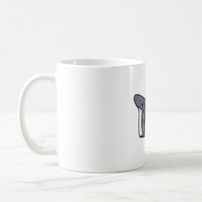 Mug Requin pèlerin mignon (Gauche)