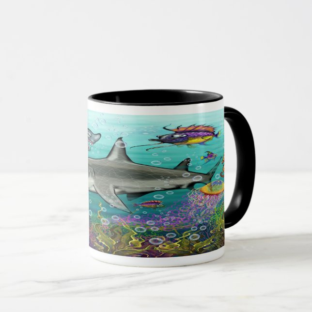 Mug Requins (Devant droit)