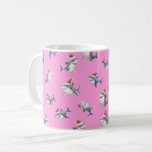Mug Requins de Noël jetés sur Rose