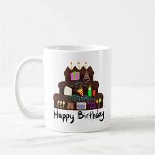Mug Réseau de neurones d'anniversaire nerd