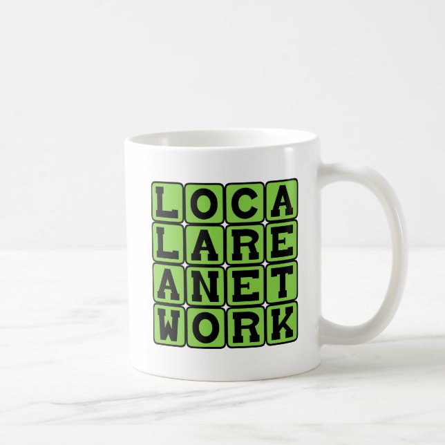 Mug Réseau local, réseau LAN (Droite)