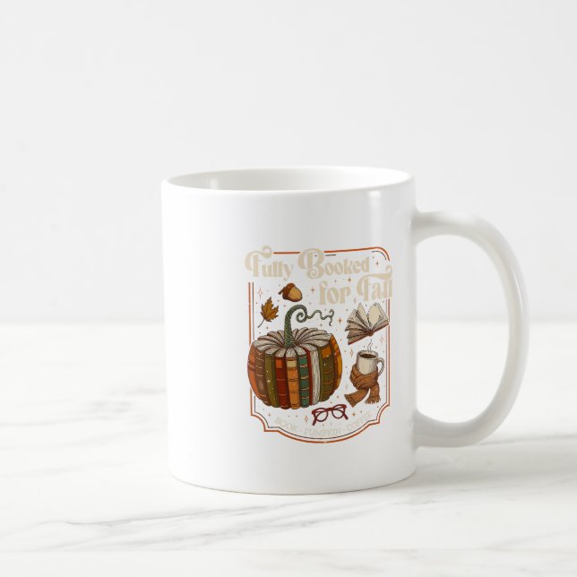 Mug Réservé pour les livres d'automne Citrouille d'Act (Droite)