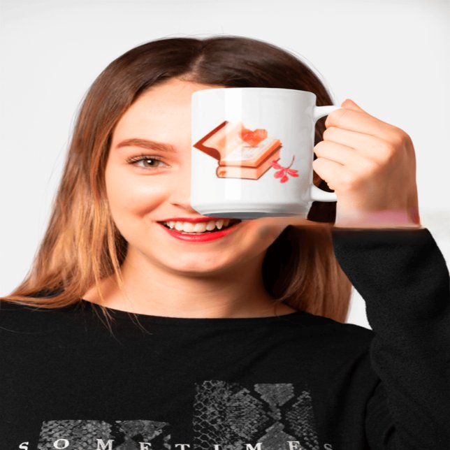 Mug Réserver Esthétique avec Cartes de Coeur &magasin  (Créateur téléchargé)