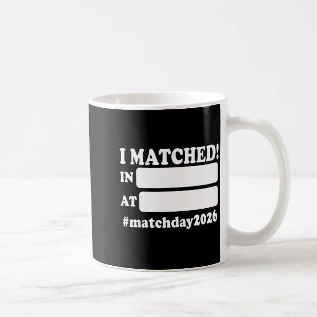 Mug Résidence le jour du match 2026 diplôme de l'école (Droite)