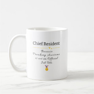 Mug Résident en chef - Frey Awesome Titre de l'emploi