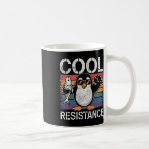Mug Résistance Cool subtile Tarifs de pingouin protest