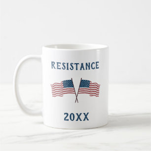 Mug Résistance drapeau personnalisé USA
