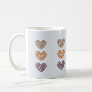 Mug Résistance minimaliste du Motif du coeur Élégance