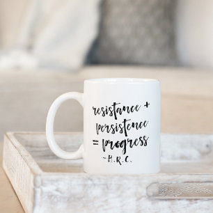 Mug Résistance, Persistance, Progrès  