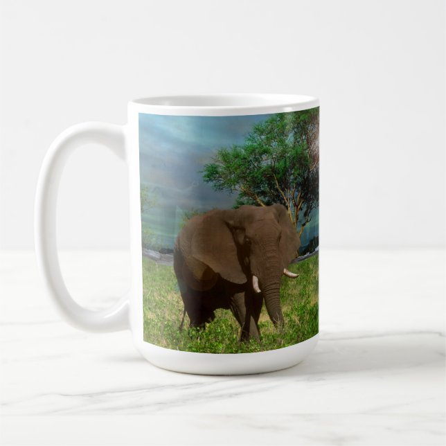 Mug "Résistance sereine : Le Graissage des éléphants B (Gauche)