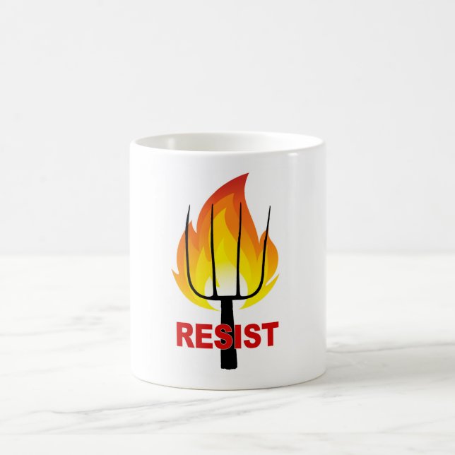 Mug Résister à la flamme et à la fourche (Centre)