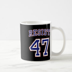 Mug Résister à Trump 47 Retro Distressed Graphic