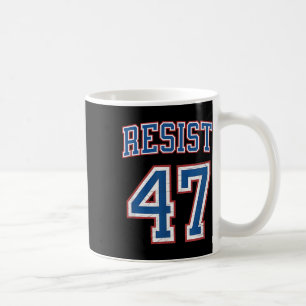 Mug Résister à Trump 47 Rétro en crise politique