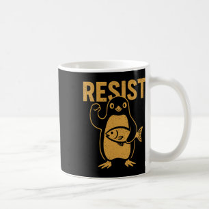 Mug Résister au Manchot Rebelle qui proteste contre le