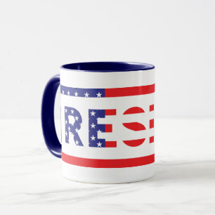 Mug RÉSISTER  Drapeau des États-Unis