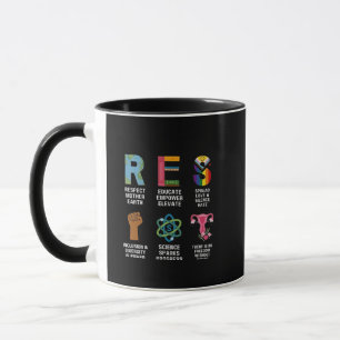Mug Résister Floral Droits LGBTQ L'égalité trans