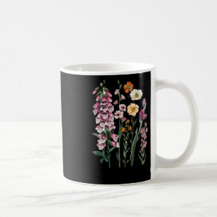 Mug Résistez à la subtile protestation florale vintage
