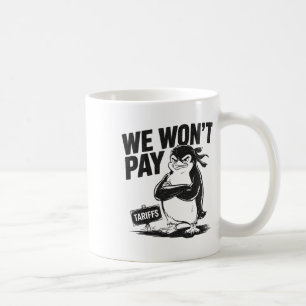 Mug Résistez à l'injustice politique drôle Penguin