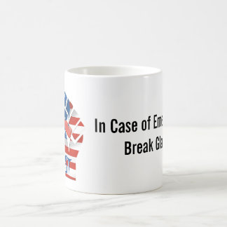 Mug Résistez : En cas d'urgence, cassez la vitre de la