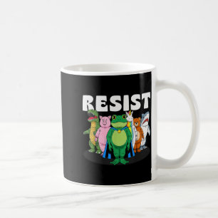 Mug Résistez Pas de Roi Portland Costume de Grenouille