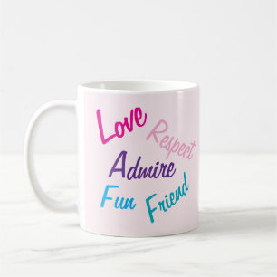 Mug Respect de l'amour Admire meilleure maman jamais