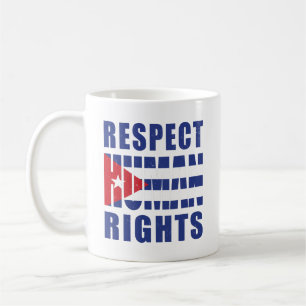 Mug Respect des droits de l'homme, Cuba protestation