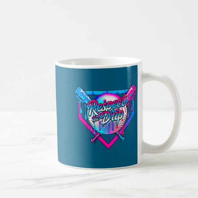 Mug Respect The Drip Baseball Ice Cream For Kids Boys  (Droite)