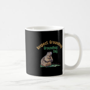 Mug Respectez la chemise à marmotte _ Jour de marmotte