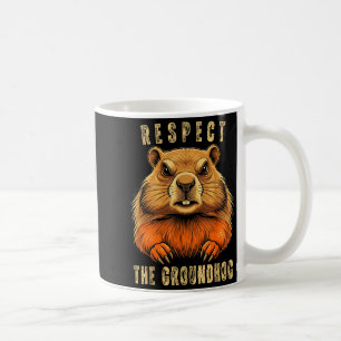 Mug Respectez la marmotte drôle de jour de la marmotte