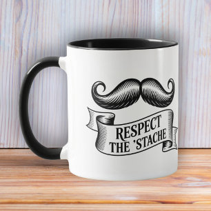 Mug Respectez la moustache drôle amateur de moustache