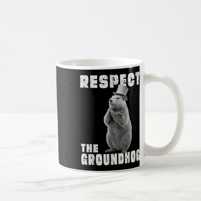 Mug Respectez Le Jour De La Marmotte Respectez Le Jour (Droite)