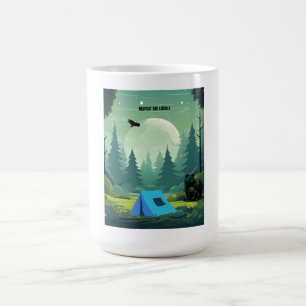 Mug Respectez les locaux - Ours sauvage