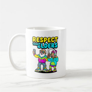 Mug Respectez Vos Aînés Selfie Papy Drôle Gen Z