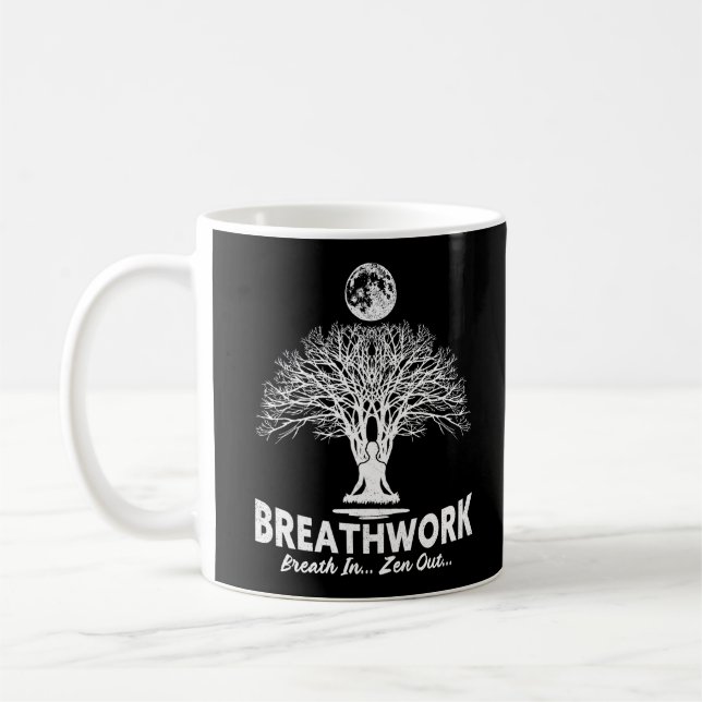 Mug Respiration, Soulagement du stress, puissance de m (Gauche)