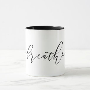 Mug Respire la méditation Yoga Minimaliste