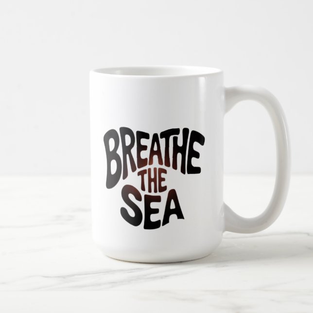 Mug Respire la mer (Droite)