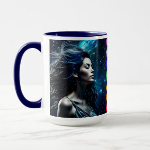 Mug Respirer et libérer Belle Femme Ethérée